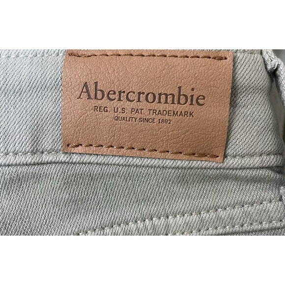 Abercrombie Kids High-Rise Girls11/12 Short Wide Leg Pants Light Green Adj Waist - Picture 4 of 9